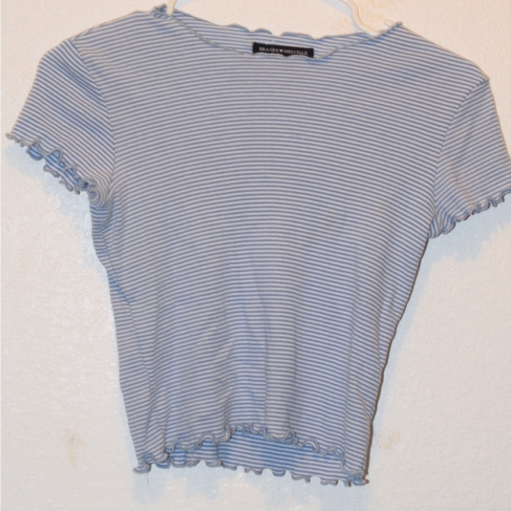 Brandy Blue Striped Women's Top